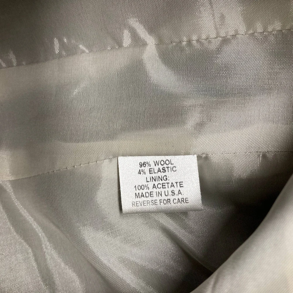 Rebecca Taylor tan 2 piece wool suit - Picture 7 of 11